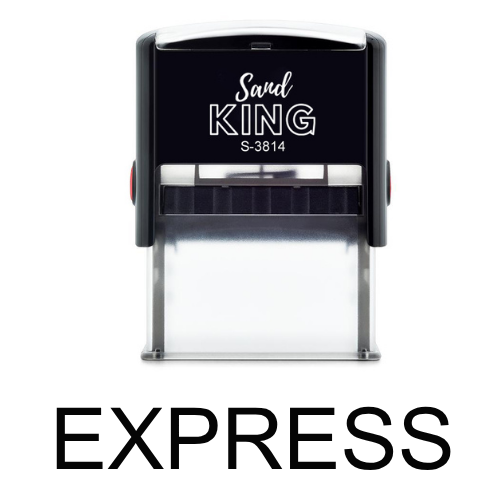 ตรายางหมึกในตัว ตรายางด้ามธรรมดา ข้อความ EXPRESS (ราคา 250 บาท)