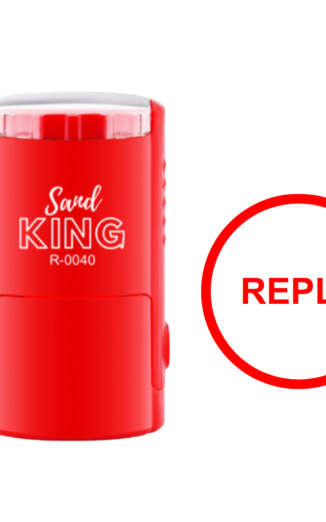 ตรายางหมึกในตัว Sand King R-0040 ข้อความ 'REPLY' ใช้งานสะดวก