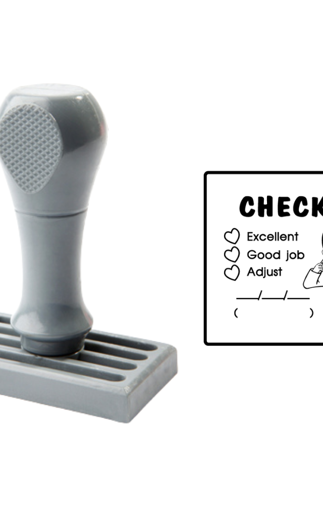 ตรายางตรวจงาน Checked น่ารัก ลายคุณหมอตรวจเอกสาร