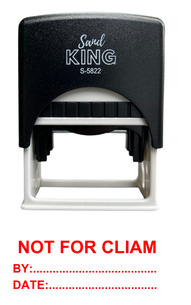 ตรายางหมึกในตัว Sand King S-5822: NOT FOR CLAIM