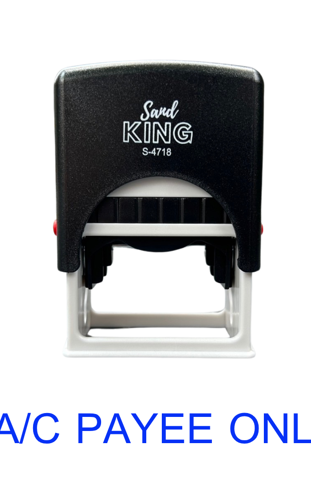 ตรายางหมึกในตัว Sand King S-4718 ข้อความ A/C PAYEE ONLY