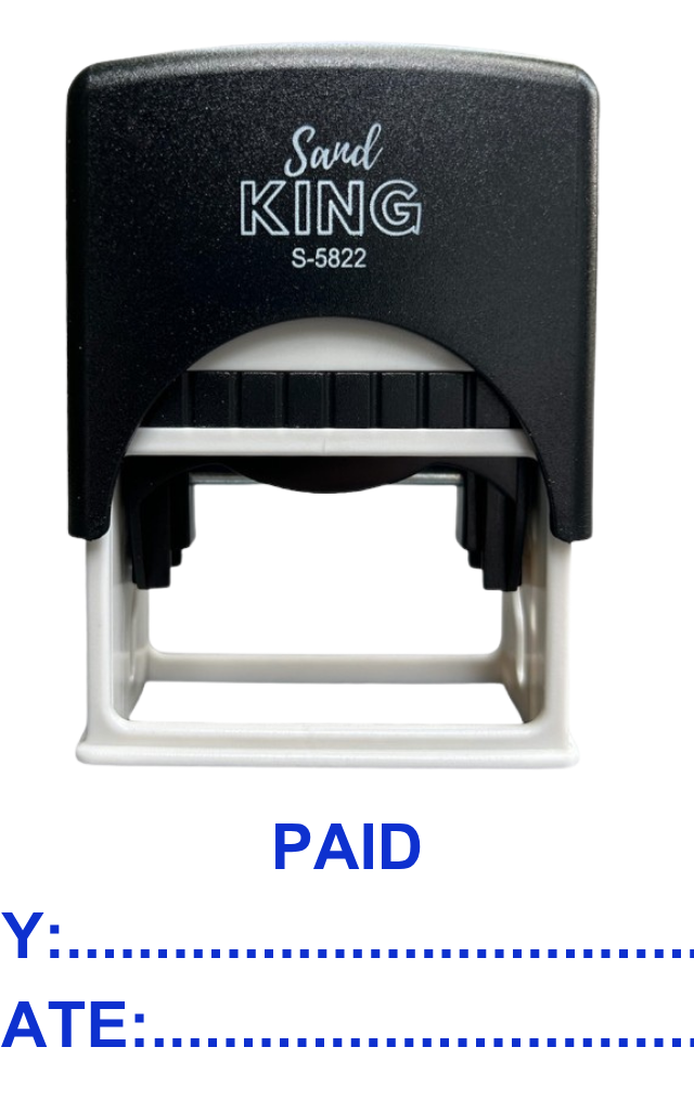 ตรายางหมึกในตัว PAID By: Date: ตรายางสปสช.