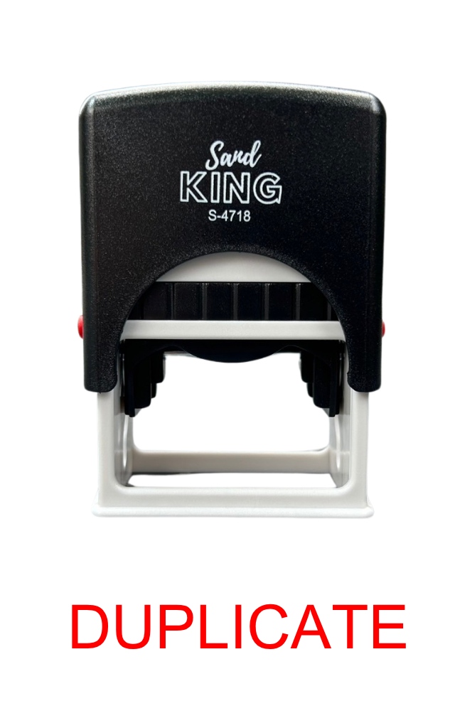 ตรายางหมึกในตัว Sand KING S-4718 ข้อความ DUPLICATE ราคาพิเศษ 139 บาท