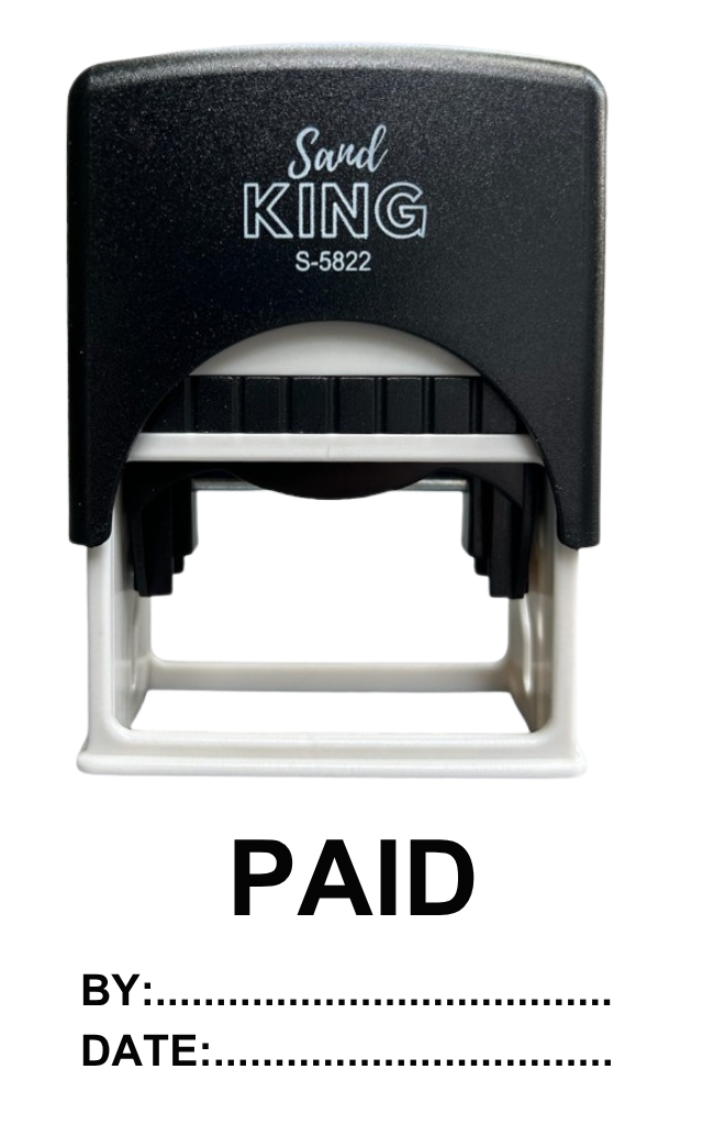 ตรายางหมึกในตัว PAID S-5822: ประทับจ่ายแล้ว