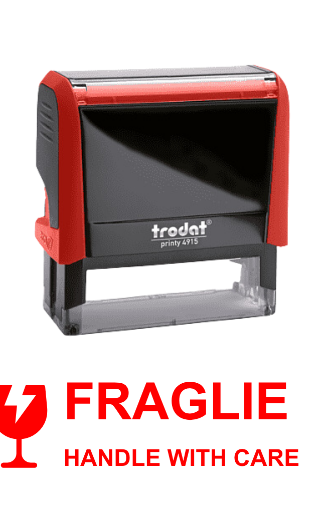 ตรายางหมึกในตัว Trodat - FRAGILE / HANDLE WITH CARE