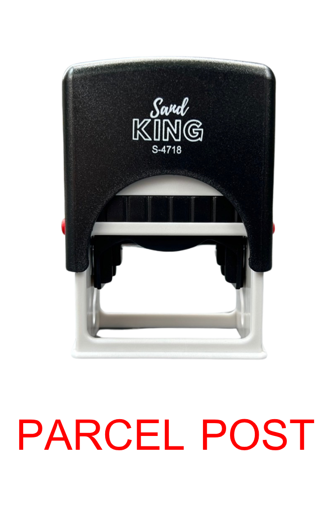 ตรายางหมึกในตัว Sand KING S-4718 ข้อความ 'PARCEL POST'