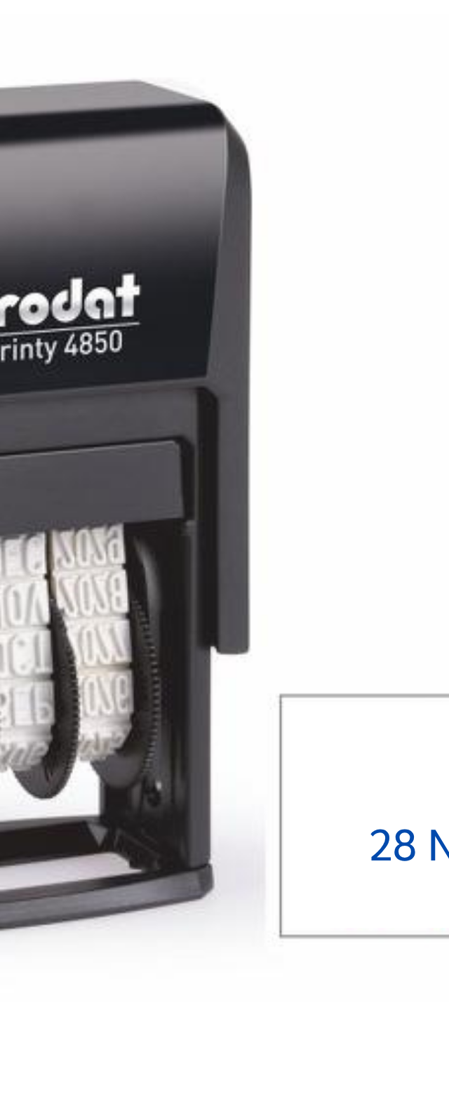 ตรายางวันที่ Trodat Printy 4850 IN
