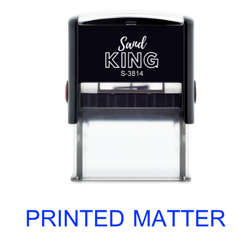 ตรายางหมึกในตัว ตรายางสำเร็จรูป 'PRINTED MATTER'