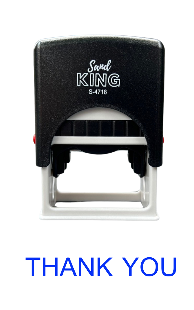 ตรายางหมึกในตัว Sand KING S-4718 ข้อความ 'THANK YOU'