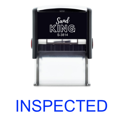 ตรายางหมึกในตัว ตรวจสอบแล้ว (INSPECTED) ทนทาน ใช้งานง่าย