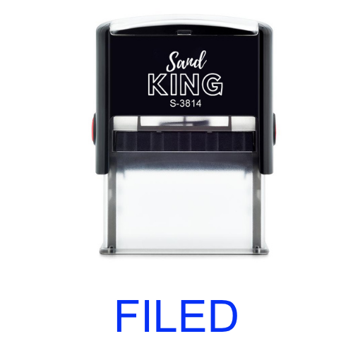 ตรายางหมึกในตัว Filed ตรวจเอกสาร ตรายางคุณครู สะดวกใช้งาน