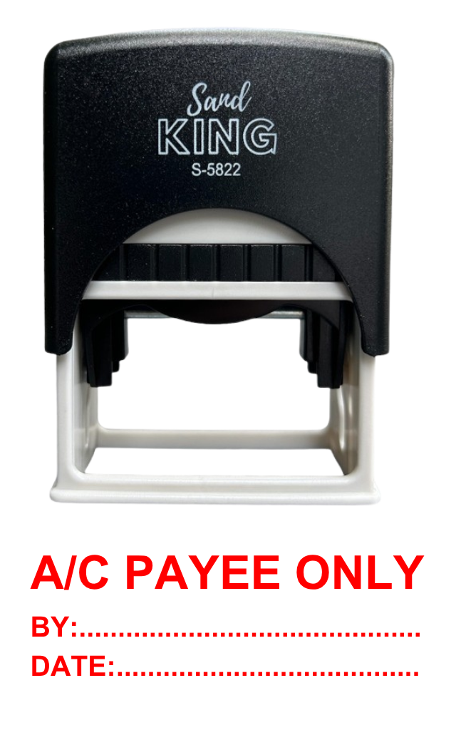 ตรายางหมึกในตัว A/C PAYEE ONLY - Sand King S-5822