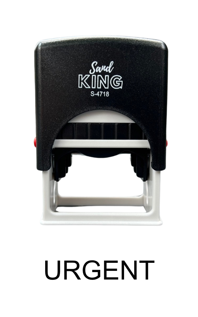 ตรายางหมึกในตัว ตรา Sand King S-4718 ข้อความ URGENT