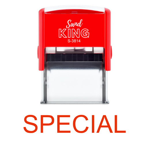 ตรายางหมึกในตัว ตรา Sand King S-3814 คำว่า SPECIAL