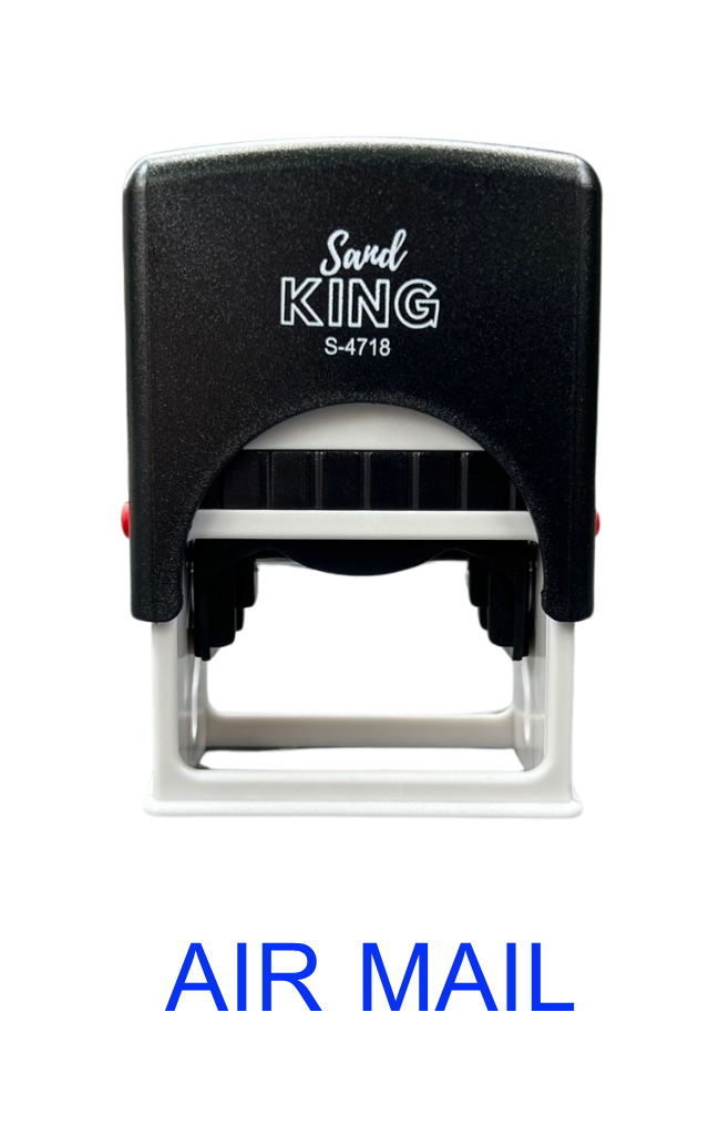 ตรายางหมึกในตัว Send KING S-4718 ข้อความ 'AIR MAIL'