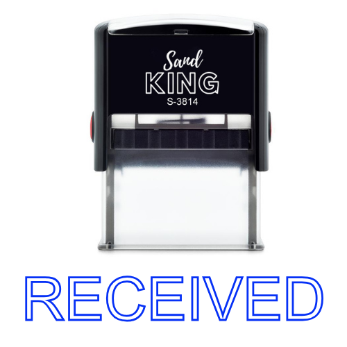 ตรายางหมึกในตัว RECEIVED (รับแล้ว) คุณภาพสูง
